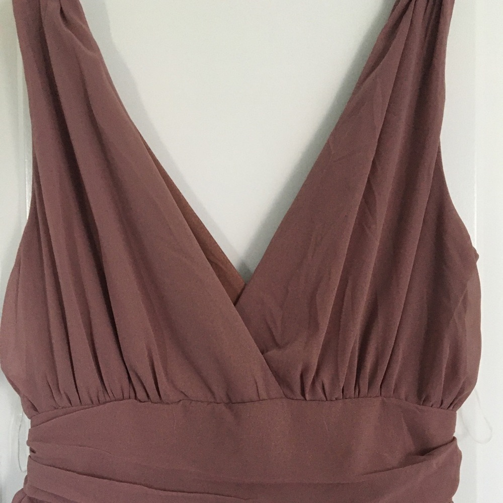 Mauve mini dress
